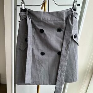 Zara Size S Gray Mini Skirt. Gently Used. Great Condition.